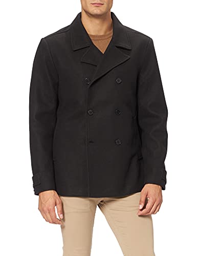 Urban Classics Herren TB4494-Classic PEA Coat Jacke, Black, L von Urban Classics