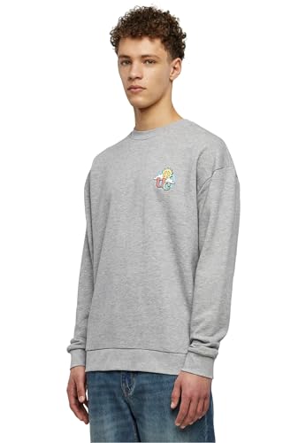 Urban Classics Herren TB6267-Cloudy Crew Sweatshirt, Grey, 5XL von Urban Classics