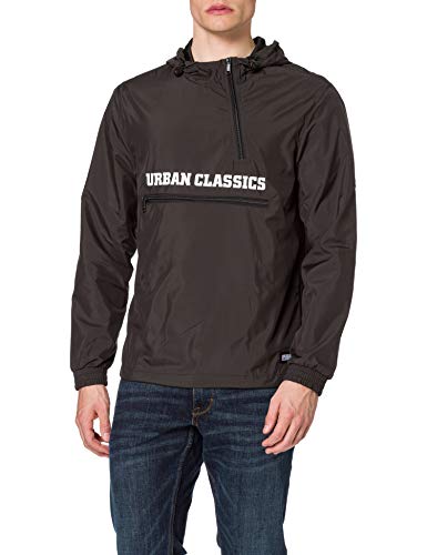 Urban Classics Herren TB4122-Commuter Pull Over Jacket Windjacke, Black, XL von Urban Classics