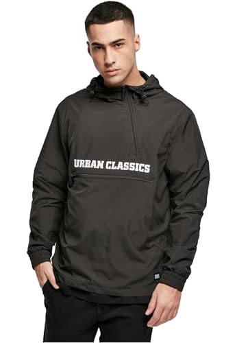 Urban Classics Commuter Pull Over Jacket, Black, M von Urban Classics