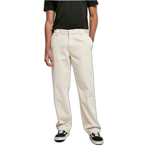 Urban Classics Herren Corduroy Workwear Pants Hose, whitesand, 34 von Urban Classics