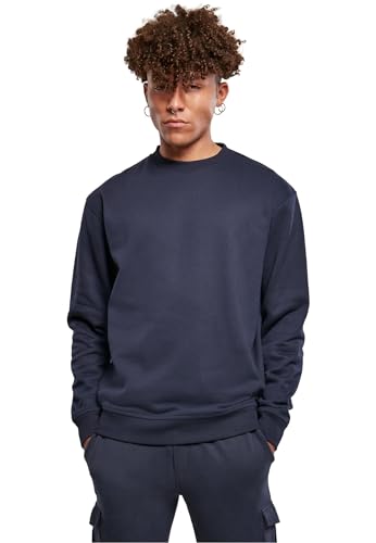 Urban Classics Herren Sweatshirt Crewneck Fleece-Sweatshirt, lässiges Sweatshirt für Männer, Loose Fit, erhältlich in vielen Farbvarianten, Größen S-5XL von Urban Classics