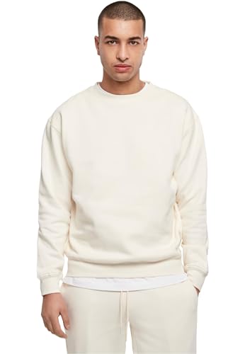 Urban Classics Herren Sweatshirt Crewneck Fleece-Sweatshirt, lässiges Sweatshirt für Männer, Loose Fit, erhältlich in vielen Farbvarianten, Größen S-5XL von Urban Classics