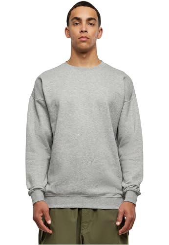 Urban Classics Herren Sweatshirt Crewneck Fleece-Sweatshirt, lässiges Sweatshirt für Männer, Loose Fit, erhältlich in vielen Farbvarianten, Größen S-5XL von Urban Classics