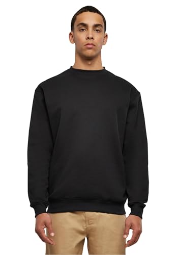 Urban Classics Herren Sweatshirt Crewneck Fleece-Sweatshirt, lässiges Sweatshirt für Männer, Loose Fit, erhältlich in vielen Farbvarianten, Größen S-5XL von Urban Classics