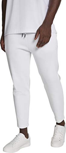 Urban Classics Herren TB2717-Cropped Heavy Pique Pants Sporthose, Weiß (White 00220), XXL von Urban Classics