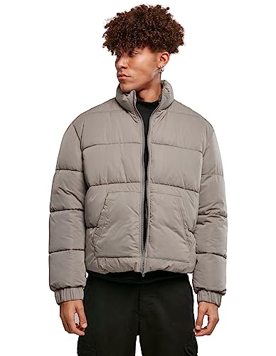 Urban Classics Herren Cropped Puffer Jacket Jacke, Asphalt, L von Urban Classics