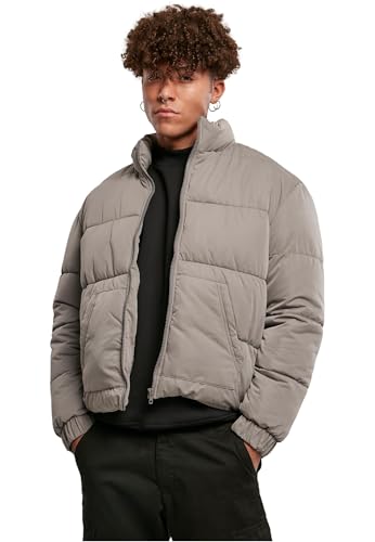 Urban Classics Herren Jacke Cropped Puffer Jacket asphalt M von Urban Classics