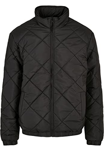 Urban Classics Herren Diamond Quilted Short Jacket Jacke, Black, L von Urban Classics