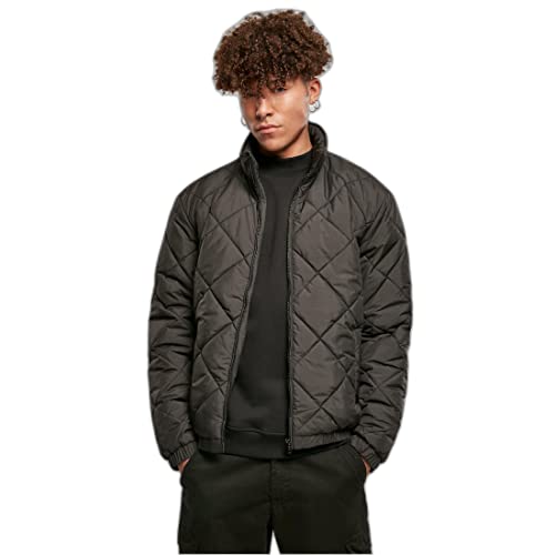 Urban Classics Herren Diamond Quilted Short Jacket Jacke, Black, M von Urban Classics