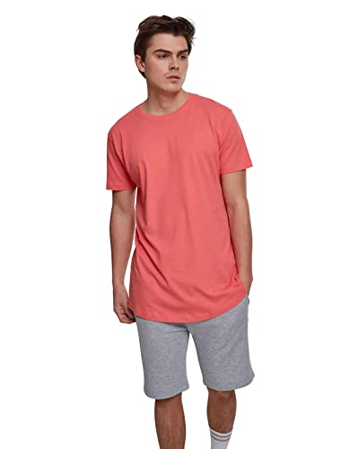 Urban Classics Herren Formet lang te T Shirt, Coral, L EU von Urban Classics