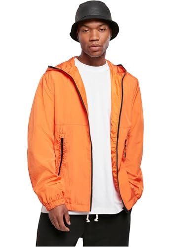 Urban Classics Herren Full Zip Nylon Crepe Jacket, Mandarin, L von Urban Classics