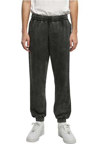 Urban Classics Herren TB6274-Heavy Stone Washed Sweatpants Hose, Black, 3XL von Urban Classics