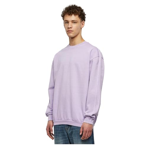 Urban Classics Herren Heavy Terry Garment Dye Crew 3XL Lilac von Urban Classics