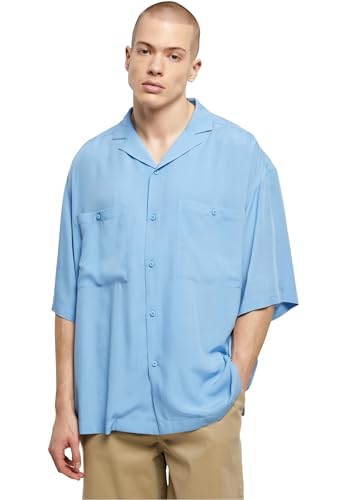 Urban Classics Herren Hemd Oversized Resort Shirt horizonblue 5XL von Urban Classics