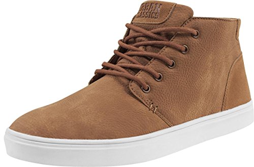 Urban Classics Herren Hibi Mid Shoe Sneaker, Braun (Toffee/White), 36 EU von Urban Classics