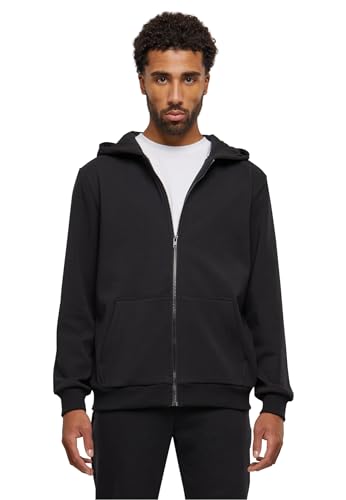 Urban Classics Herren Hoodie Cozy Zip Hoody, Hoddie für Männer, Kapuzenjacke mit Reißverschluss, Loose Fit, black, 5XL von Urban Classics