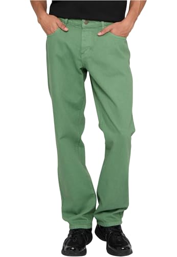 Urban Classics Herren Hose Colored Loose Fit Jeans Leaf 28 von Urban Classics