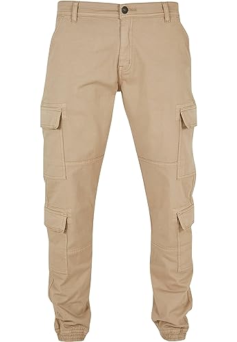 Urban Classics Herren TB6351-Double Cargo Twill Jogging Pants Hose, warmsand, 36 von Urban Classics