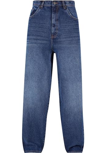 Urban Classics Herren Jeans Heavy Ounce Baggy Fit Jeans, Loose Fit Jeans für Männer, Weites Bein, Stone Washed, erhältlich, Größen 28-38 von Urban Classics