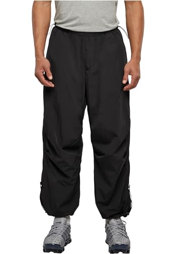 Urban Classics Herren TB6349-Nylon Parachute Pants Hose, Black, L von Urban Classics