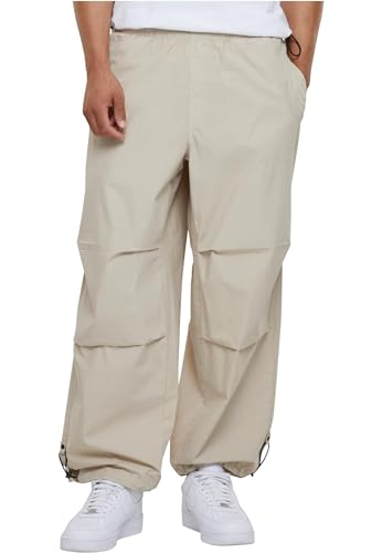 Urban Classics Popline Parachute Pants Männer Stoffhose Sand M 100% Baumwolle Basics von Urban Classics
