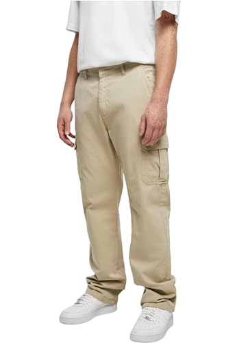 Urban Classics Herren TB4705-Straight Leg Cargo Pants Hose, Sand, 32 von Urban Classics