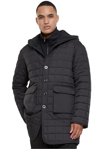 Urban Classics Herren Jacke Polar Fleece Lined Parka black XL von Urban Classics