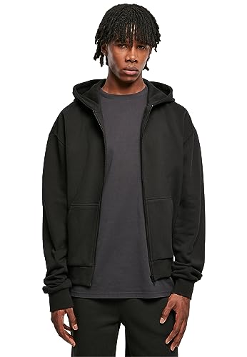 Urban Classics Herren TB6245-Ultra Heavy Zip Hoody Kapuzenpullover, Black, 3XL von Urban Classics