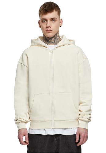 Urban Classics Herren TB6245-Ultra Heavy Zip Hoody Kapuzenpullover, whitesand, 3XL von Urban Classics