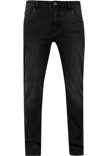 Urban Classics Herren Stretch Denim Pants Jeanshose, Black Washed, 36 von Urban Classics