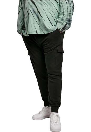 Urban Classics Herren Jogginghose Fitted Cargo Sweatpants Caviar 3XL von Urban Classics