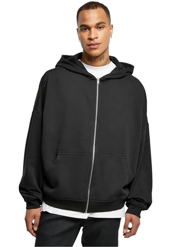 Urban Classics Herren TB4921-90's Zip Hoody Kapuzenpullover, Black, XXL von Urban Classics