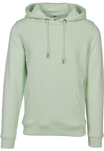 Urban Classics Herren Kapuzenpullover Basic Sweat Hoodie, Grün (Light Mint 00990), Medium (Herstellergröße: M) von Urban Classics