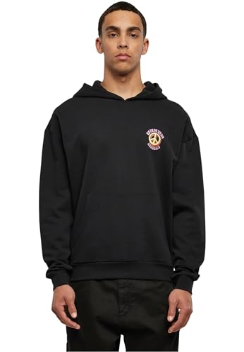 Urban Classics Herren TB6266-Big Peace Hoody Kapuzenpullover, Black, 5XL von Urban Classics