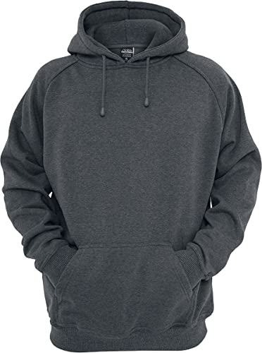 Urban Classics Herren Blank Hoody Kapuzenpullover, Charcoal, L von Urban Classics