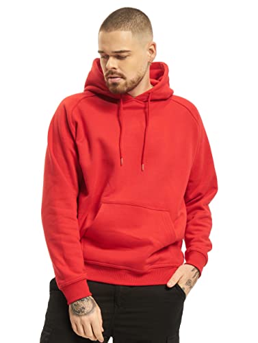 Urban Classics Herren Blank Hoody Kapuzenpullover, Rot, L von Urban Classics