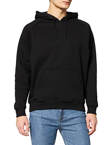 Urban Classics Herren Blank Hoody Kapuzenpullover, Schwarz, 5XL von Urban Classics