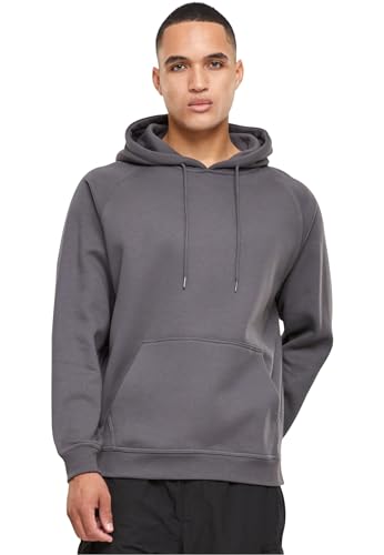 Urban Classics Blank Hoody Männer Kapuzenpullover dunkelgrau L 65% Baumwolle, 35% Polyester Basics von Urban Classics