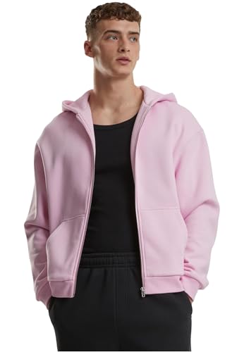 Urban Classics Fluffy Zip Cardigan softpink, 4XL von Urban Classics