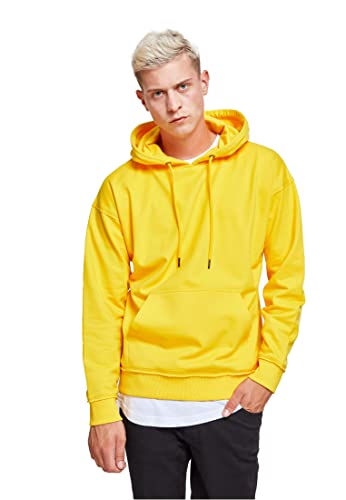 Urban Classics Herren Kapuzenpullover Oversized Sweat Hoodie,Gelb (chrome yellow), M von Urban Classics