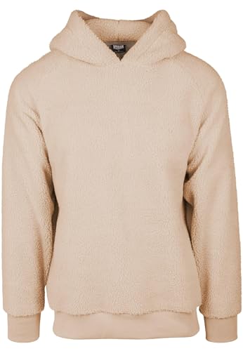 Urban Classics Herren Sherpa Hoodie Kapuzenpullover, Beige (Darksand 00806), S von Urban Classics