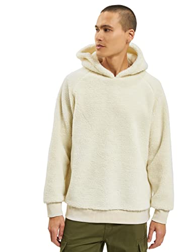 Urban Classics Herren Sherpa Hoodie Kapuzenpullover, Weiß (Offwhite 00555), XL von Urban Classics