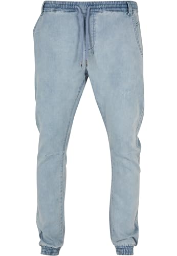 Urban Classics Herren TB1794-Knitted Denim Jogpants Hose, Lighter Washed, L von Urban Classics