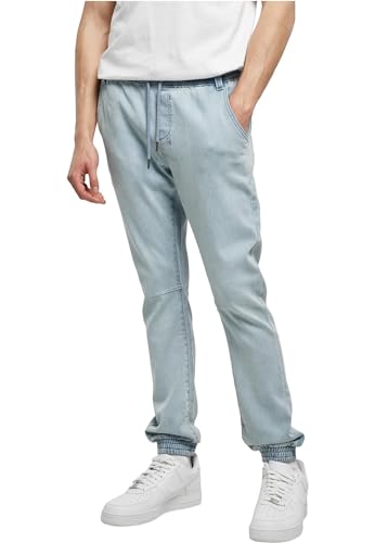 Urban Classics Herren Hose Knitted Denim Jogpants Lighter Washed S von Urban Classics
