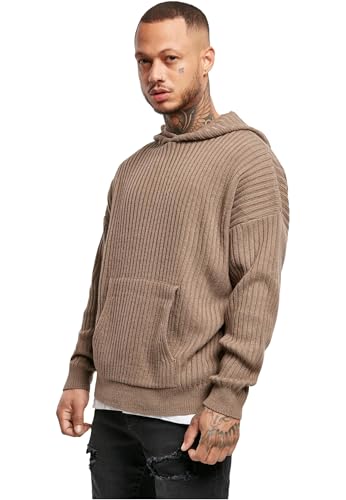 Urban Classics Herren Knitted Hoody Kapuzenpullover, darkkhaki, 4XL Urban Classics Herren Knitted Hoody Kapuzenpullover, darkkhaki, 4XL von Urban Classics