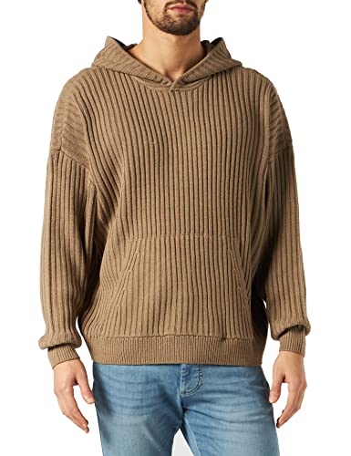 Urban Classics Herren Knitted Hoody Kapuzenpullover, darkkhaki, M von Urban Classics