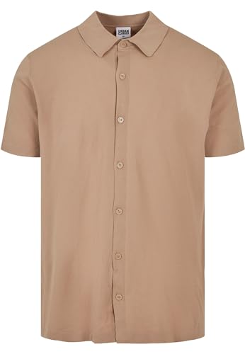 Urban Classics Herren Knitted Shirt Hemd, unionbeige, XL von Urban Classics