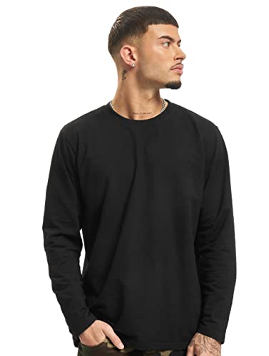 Urban Classics Herren TB2390-Stretch Terry Longsleeve Langarmshirt, Black, L von Urban Classics