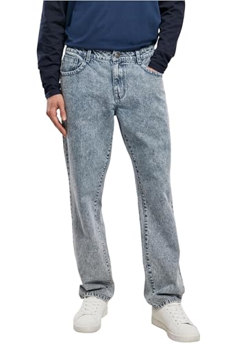Urban Classics Herren Loose Fit Jeans Hose, light skyblue acid washed, 32/32 Urban Classics Herren Loose Fit Jeans Hose, light skyblue acid washed, 32/32 von Urban Classics